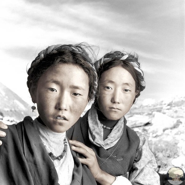 Жители Тибета в объективе Фила Борджеса 